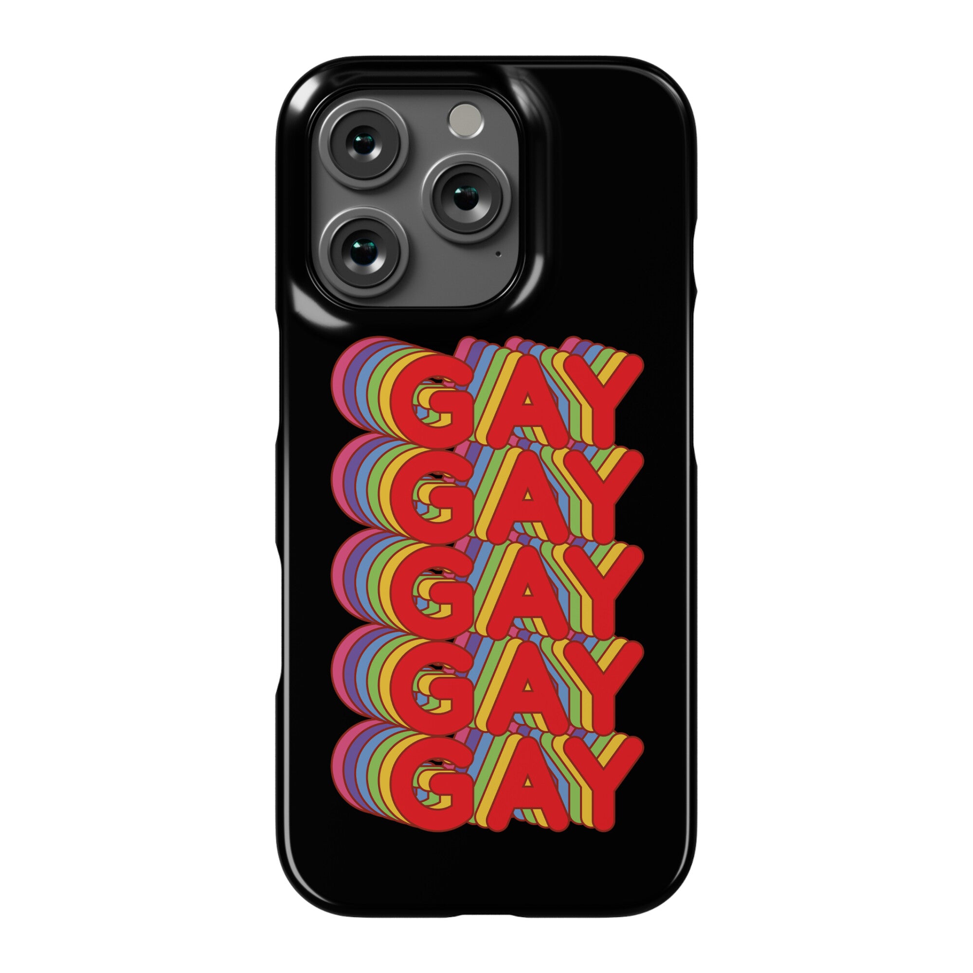 Gay Retro Rainbow Phone Case